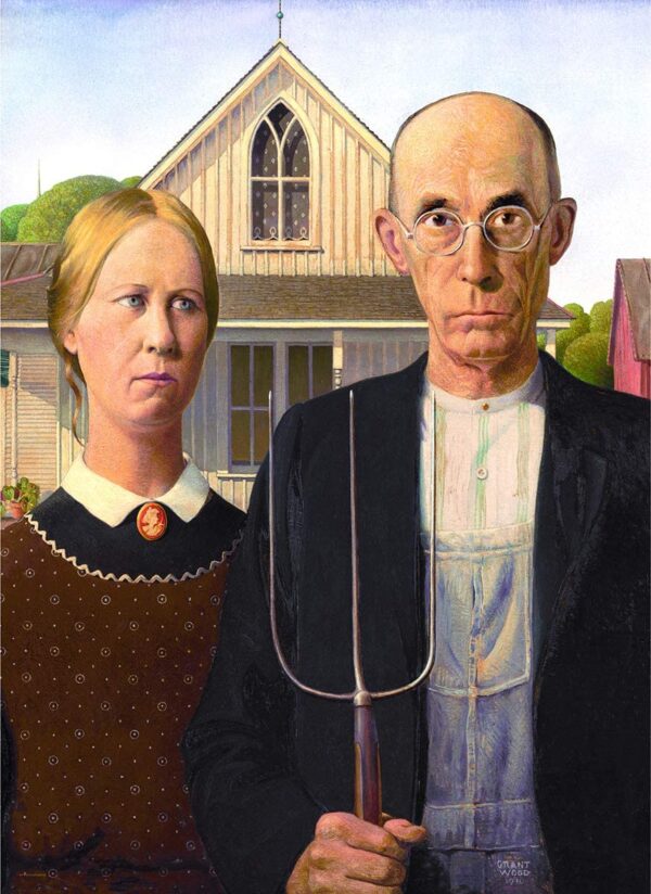 Wood - American Gothic 1000 piece Puzzle - Eurographics