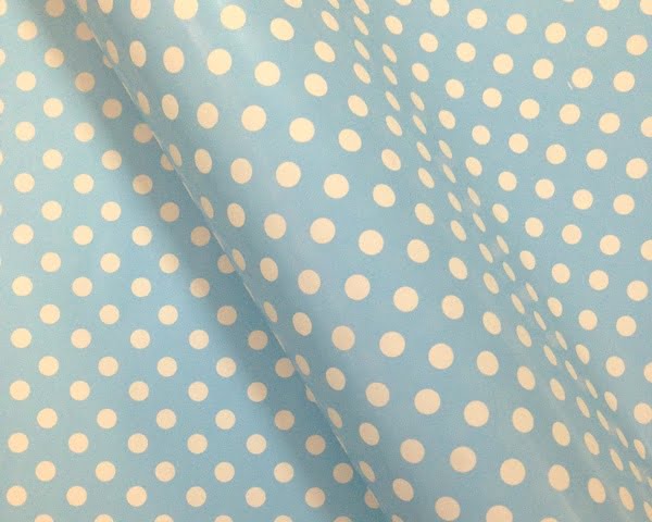 Wrapping Paper - Blue Polka Dots