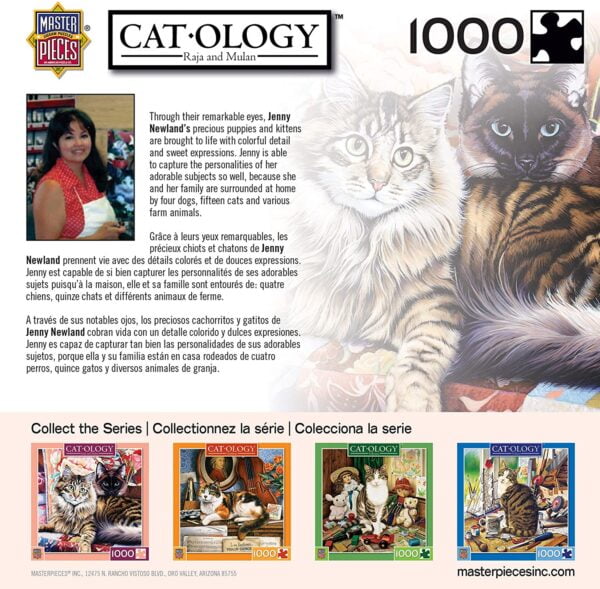 Cat-Ology Raja and Mulan 1000 Piece Puzzle - Masterpieces