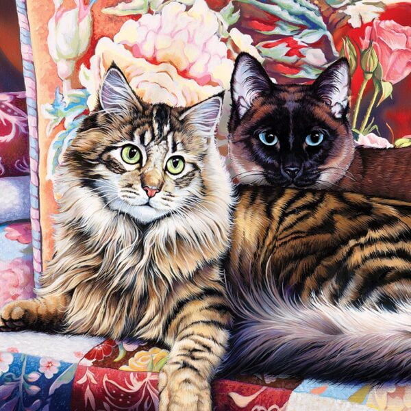 Cat*Ology - Raja and Mulan 1000 Piece Puzzle - Masterpieces