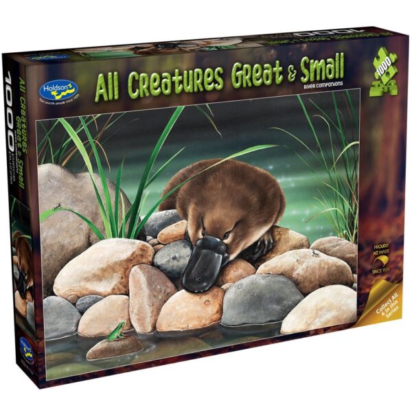 All Creatures Great & Small - River Companions 1000 Piece Puzzle - Holdson
