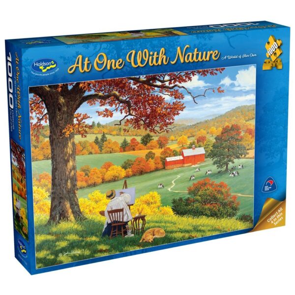 At one with Nature - A World of her Own 1000 Piece Puzzle - Holdson