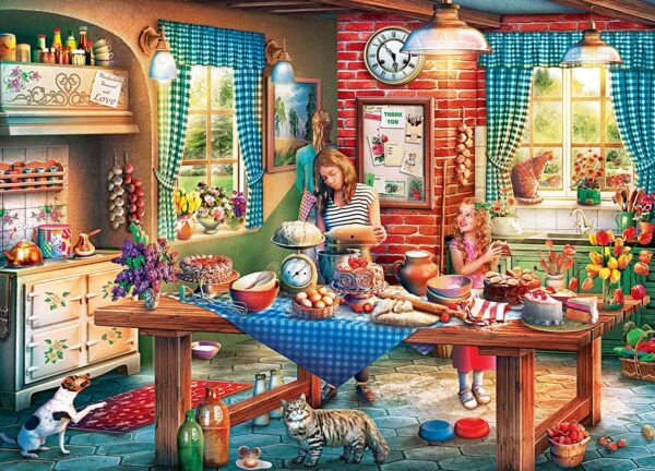 Childhood Dreams - Baking Bread 1000 Piece Puzzle - Masterpieces