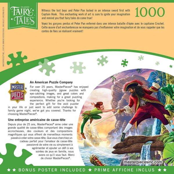Classic Fairy Tales - Peter Pan 1000 Piece Puzzle - Masterpieces