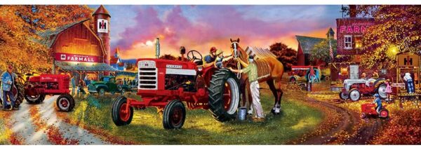 Farmall Horsepower 1000 Piece Panoramic Puzzle - Masterpieces