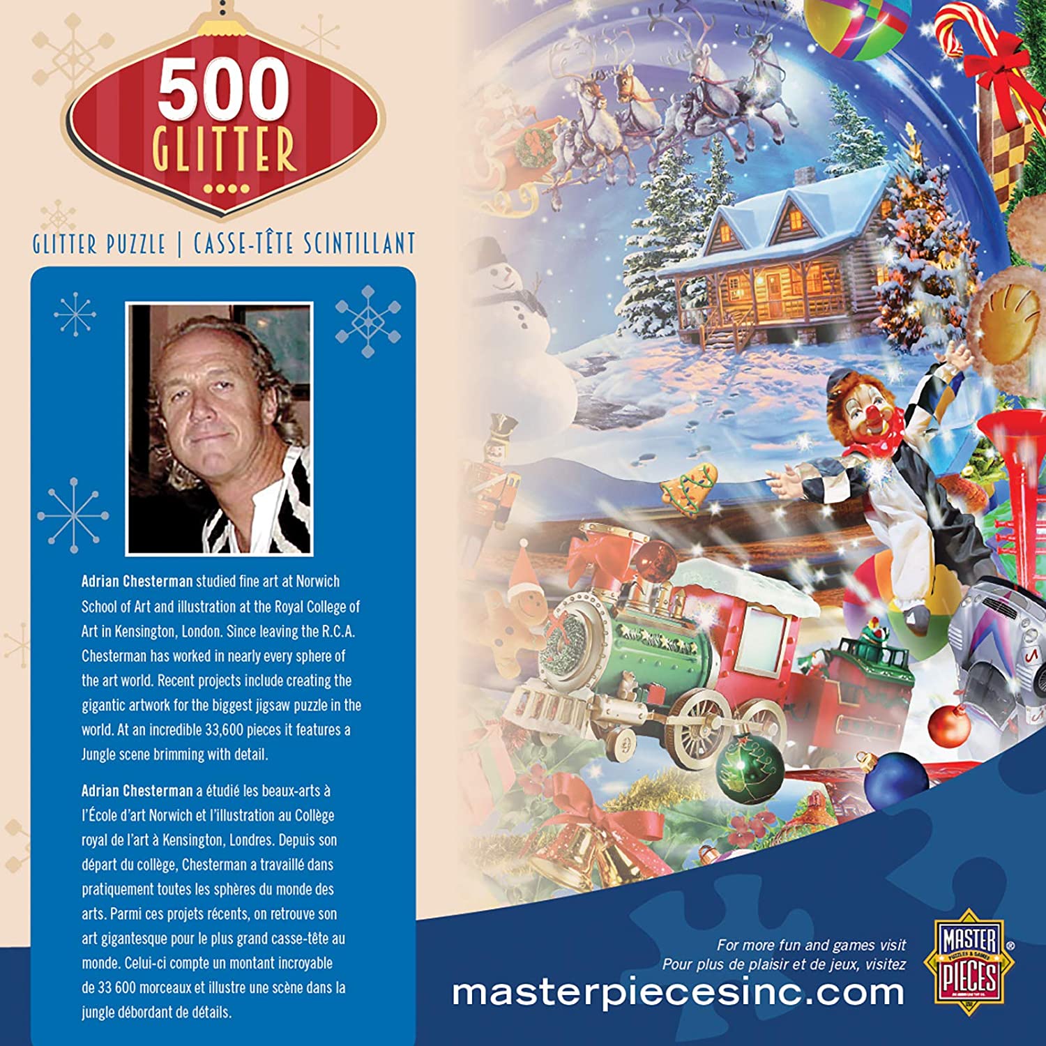 Winter Snow Globe 500 Piece Puzzle 