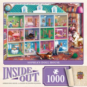 Inside Out - Sophies Dollhouse 1000 Piece Puzzle - Masterpieces