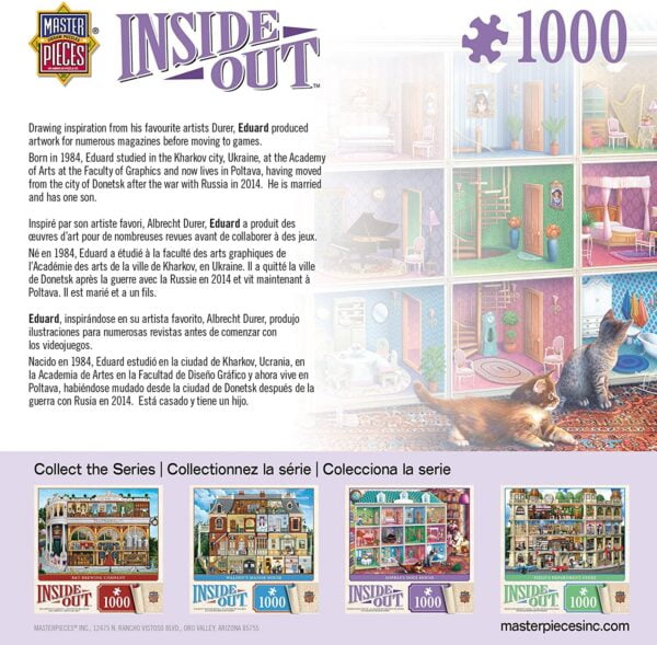 Inside Out - sophie's Dollhouse 1000 Piece Puzzle - Masterpieces