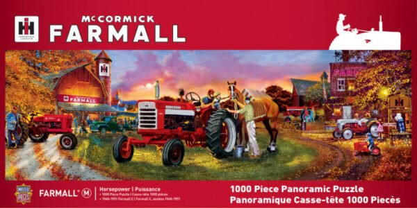 McCormcik Farmall - Horsepower 1000 Piece Panoramic Puzzle - Masterpieces