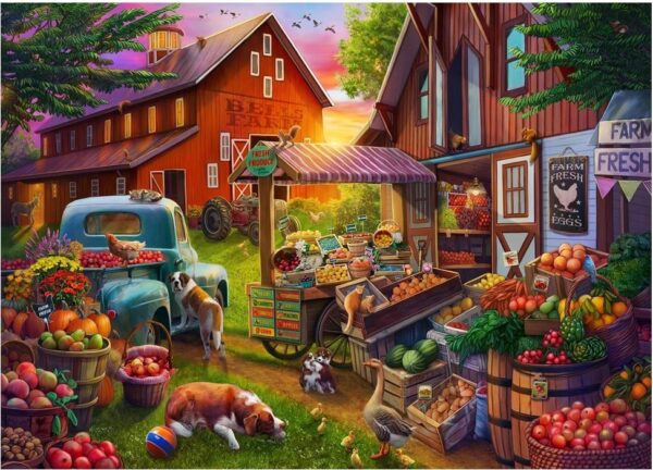 Pick Up and Produce - Bells Farm 500 XL Piece Puzzle - Holdson