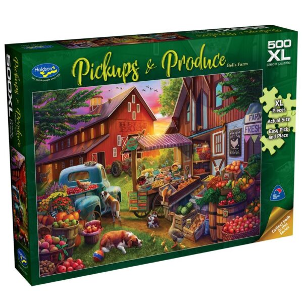 Pick Up and Produce - Bells Farm 500 XL Piece Puzzle - Holdson