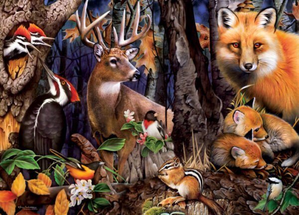 Realtree - Forest Gathering 1000 Piece Jigsaw Puzzle - Masterpieces
