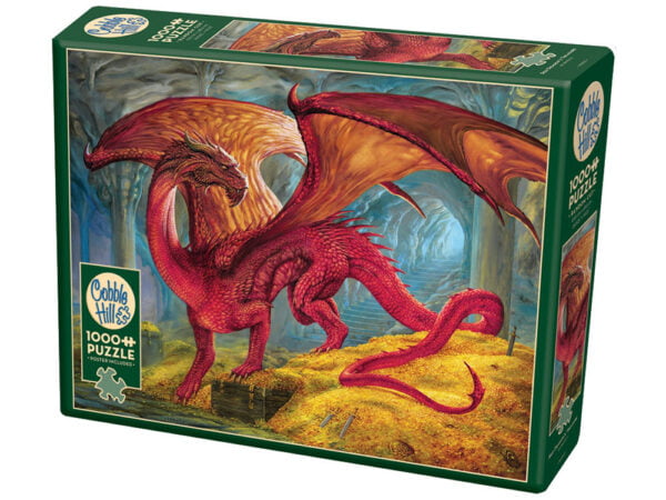 Red Dragon's Treasure 1000 Piece Jigsaw Puzzle - Cobble Hill