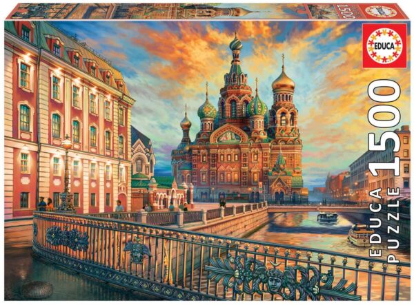 Saint Petersburg 1500 Piece Jigsaw Puzzle - Educa