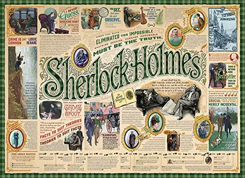 Sherlock Holmes 1000 Piece Jigsaw Puzzle - Cobble Hill