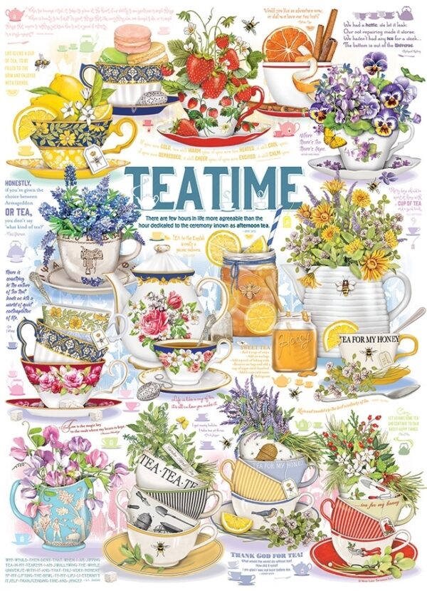 Tea Time 1000 Piece Jigsaw Puzzle - Cobble Hill