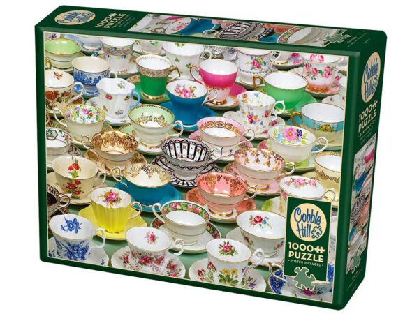 Teacups 1000 Piece Jigsaw Puzzle - Cobble Hill