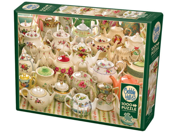 Teapots Too 1000 Piece Jigsaw Puzzle - Cobble Hill