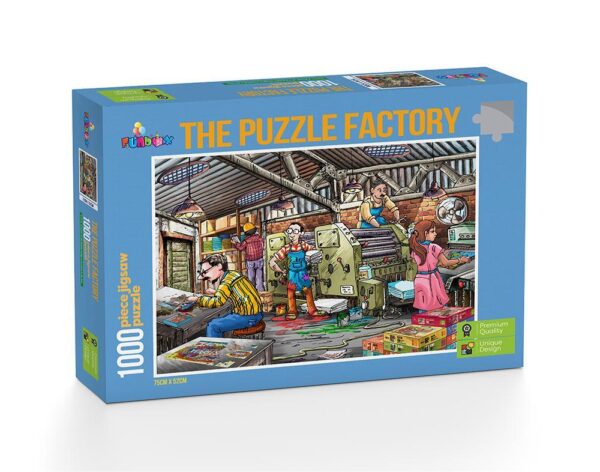 The Puzzle Factory 1000 Piece Jigsaw Puzzle - Funbox