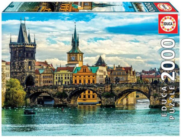 View of Prague 2000 Piece Jigsaw Puzzle - Educa