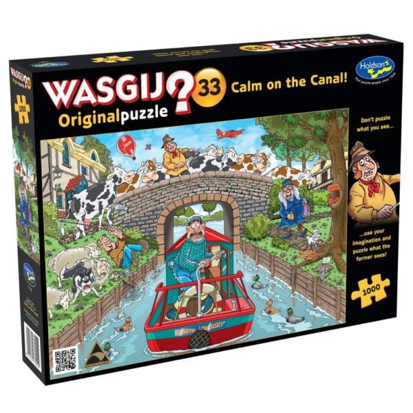 Wasgij Original 33 - Calm on the Canal 1000 Piece Puzzle - Holdson