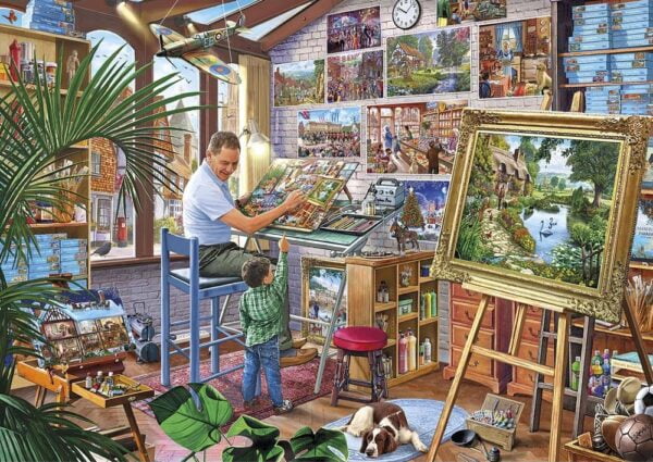 A Work of Art 500 XL Piece Puzzle - Gibsons