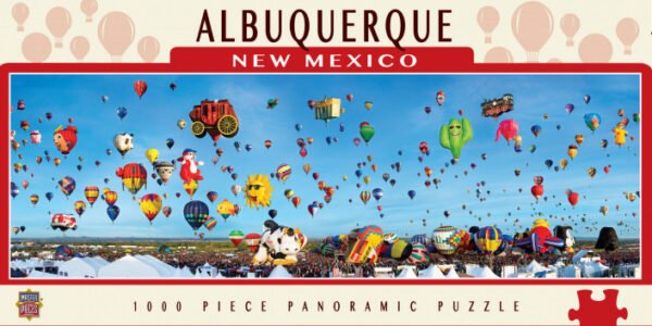 Albuquerque New Mexico 1000 Piece Panoramic Puzzle - Masterpieces