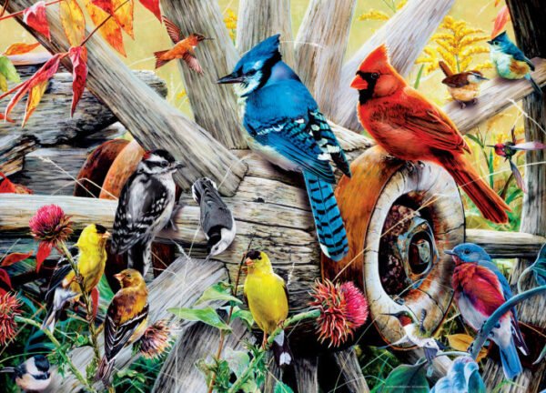 Audubon - Backyard Birds 1000 Piece Puzzle - Masterpieces