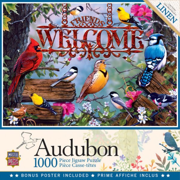Audubon - Perched 1000 Piece Puzzle - Masterpieces
