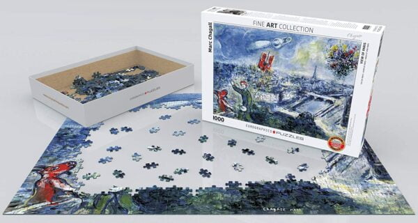 Chagal - Le Bouquet de Paris 1000 Piece Puzzle - Eurographics