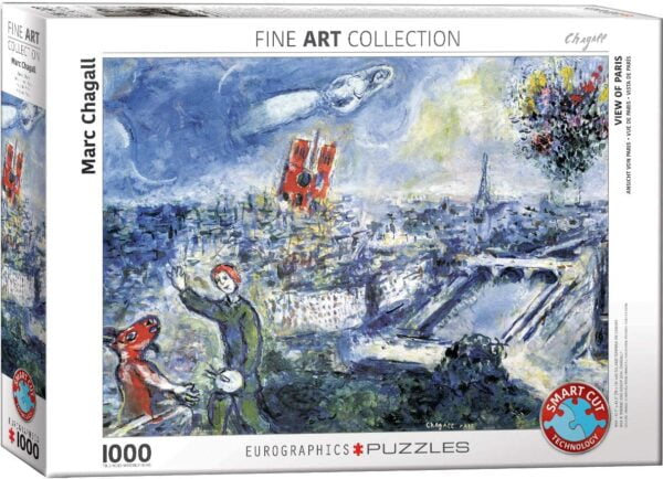 Chagall - Le Bouquet de Paris 1000 Piece Puzzle - Eurographics