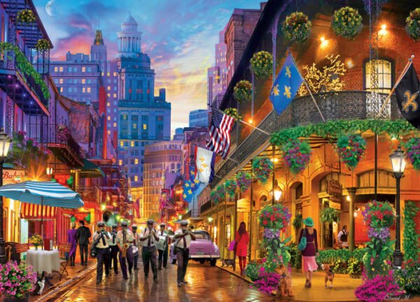 Color Scapes - New Orleans Style 1000 Piece Puzzle - Masterpieces