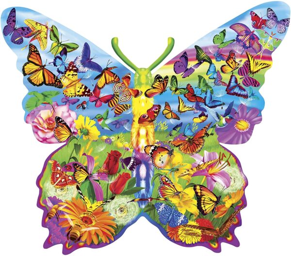 Contours Butterfly Surprise 1000 Piece Puzzle - Masterpieces