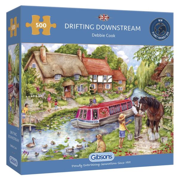 Drifting Downstream 500 Piece Puzzle - Gibsons