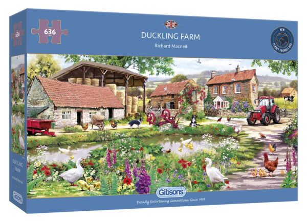 Duckling Farm 636 Piece Puzzle - Gibsons
