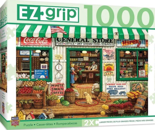 Ez Grip - General Store 1000 Larger Piece Puzle - Masterpieces