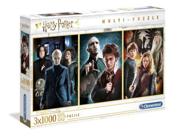 Harry Potter 3 x 1000 Piece Puzzle Set - Clementoni