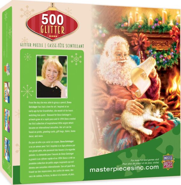 Holiday Glitter Christmas Dreams 500 Piece Puzzle - Masterpieces