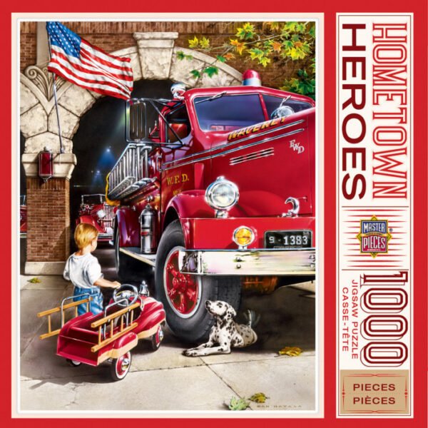 Hometown Heroes - Firehouse Dreams 1000 Piece Puzzle - Masterpieces