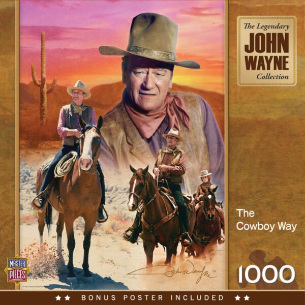 John Wayne - The Cowboy Way 1000 Piece Puzzle - Masterpieces