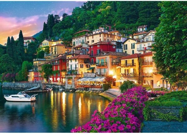 Lake Como Italy 500 Piece Puzzle - Trefl