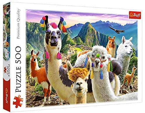 Llamas in the Mountians 500 Piece Puzzle - Trefl