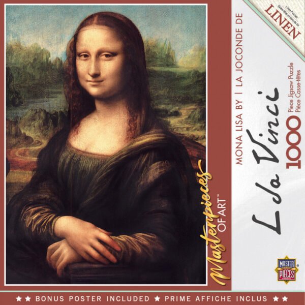 Masterpieces of Art - Mona Lisa 1000 Piece Puzzle - Masterpieces