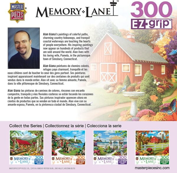 Memory Lane - Harvest Breeze Ez Grip 300 Large Piece Puzzle - Masterpieces