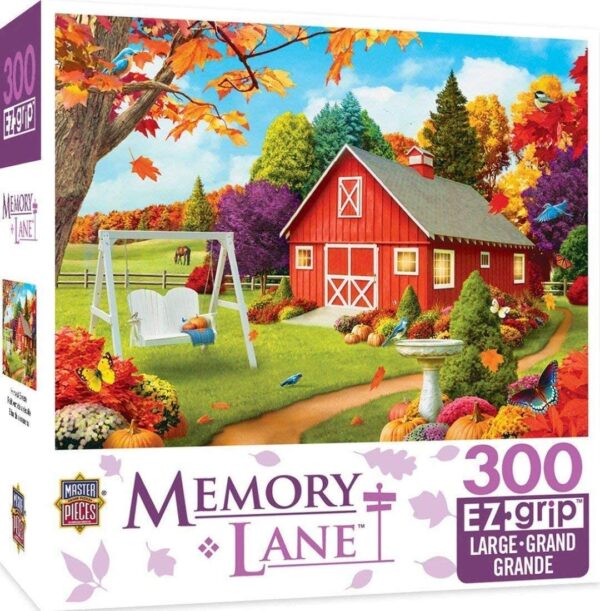 Memory Lane - Harvest Breeze Ez Grip 300 Large piece Puzzle - masterpieces