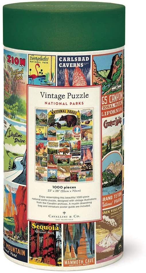 National Parks 1000 Piece Puzzle - Cavallini & Co