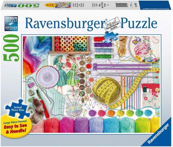 Neeldework Station 500 Large Format Puzzle - Ravensburger