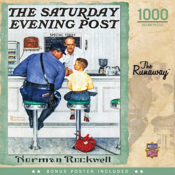 Norman Rockwell - The Runaway 1000 Piece Puzzle - Masterpieces