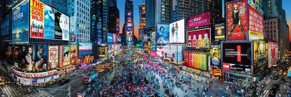 Panoramic - Times Square New York 1000 Piece Puzzle - Masterpieces