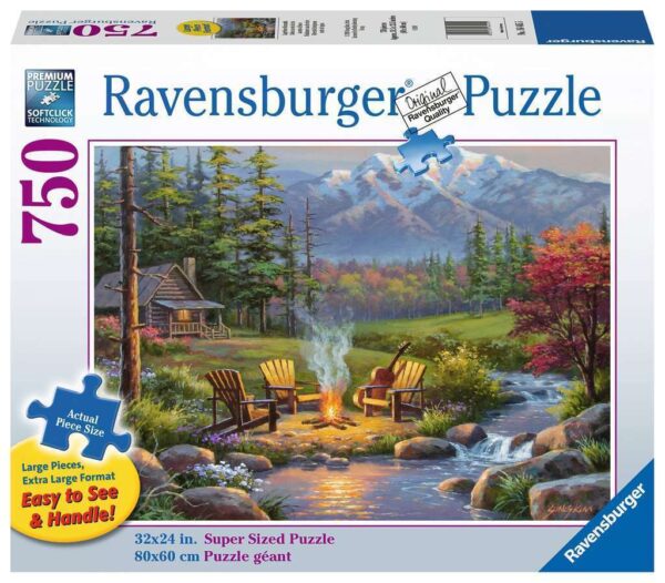 Riverside Livingroom 750 Piece Large Format Puzzle - Ravensburger